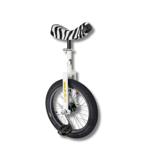 Einrad QU-AX Luxus 305mm (16") weiß, zebra QU-AX