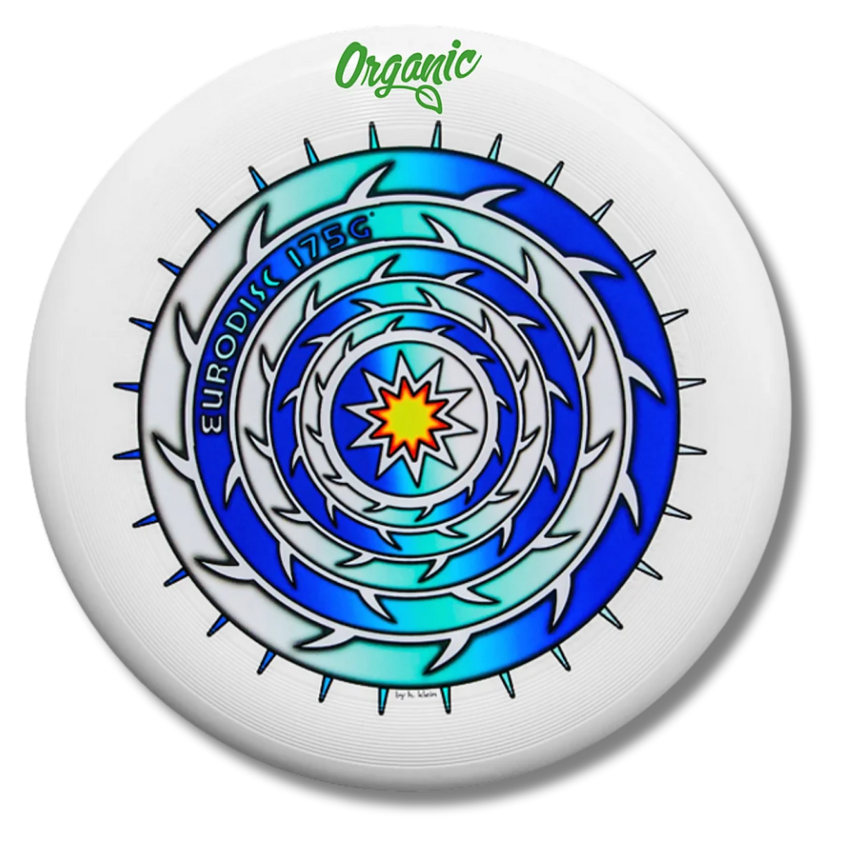 Frisbee Eurodisc Organic Ultimate Spikestar 175g New Games – Frisbeesport