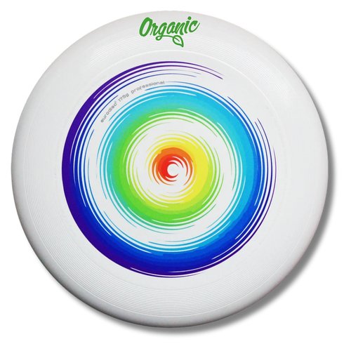 Frisbee Eurodisc Organic Ultimate Rainbow 175g New Games – Frisbeesport